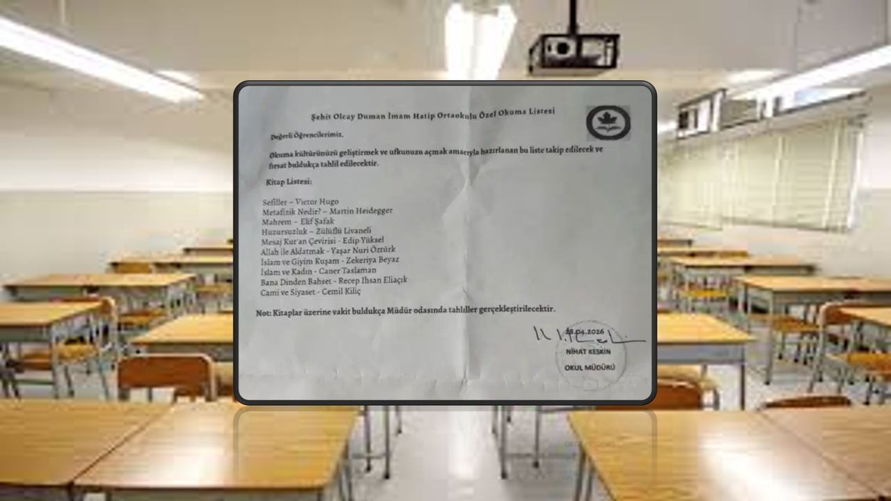 Pendik'te 'kitap listesi' soruşturmasında müdür açığa alındı