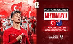 Kupa heyecanı Bodrum Belediye Meydanı'nda