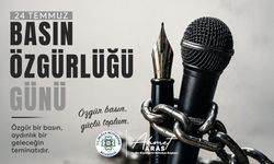 Başkan Aras'tan basın özgürlüğü için mesaj