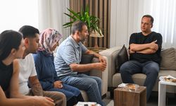 Başkan Eşki'den Bornovalı şehidin ailesine ziyaret