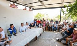 Başkan Mandalinci çalışmalarını Karaova'da sürdürdü