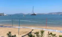 Güllük Halk Plajı tedbir amacıyla kapatıldı