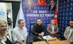 Bandırma'da CHP'den Ayrılan Özgür Özel AK Parti'ye katıldı