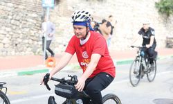 Başkan Erkan Aydın Farkındalık İçin Pedal Çevirdi