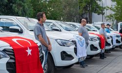 Milas Belediyesi araç filosunu 9 yeni araçla güçlendirdi
