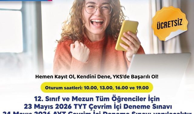 Buca Belediyesi'nden öğrencilere ücretsiz deneme sınavı desteği