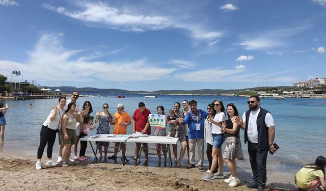 Seferihisar'da 2. Uluslararası Suluboya Festivali sona erdi