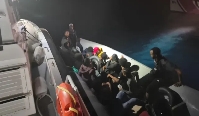 Dikili açıklarında düzensiz göç operasyonu