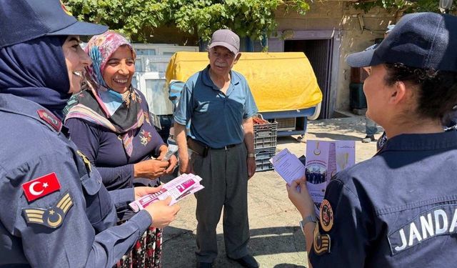 Jandarmadan kadına şiddet mücadelesi