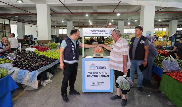 Konak'ın pazar yerlerinde güvenli alışveriş