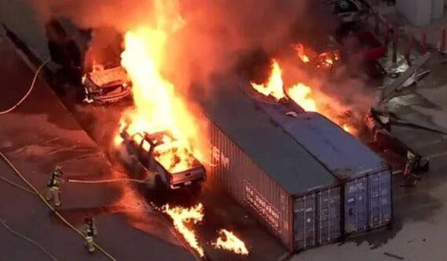 Los Angeles'ta helikopter kazası