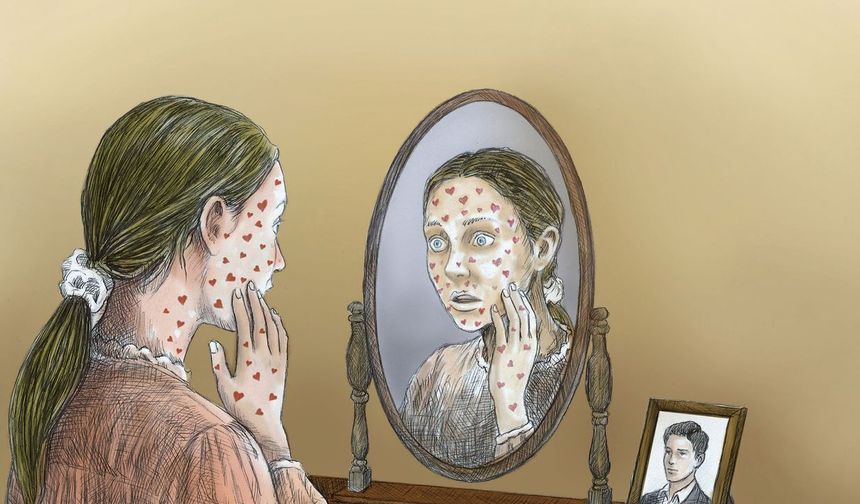 Muğla'da aşk ve sevgi karikatürlerle anlatıldı