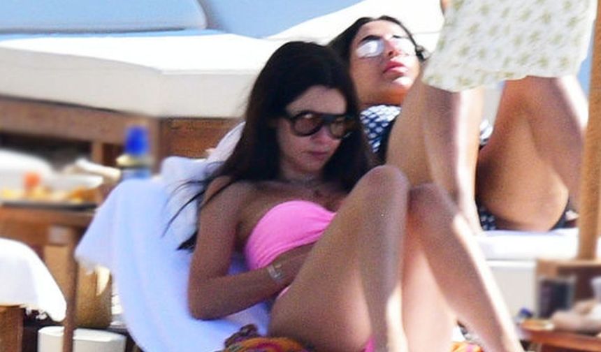 Nesrin Cavadzade Bodrum'da görüntülendi