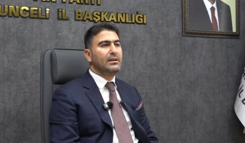 AKP Tunceli İl Başkanı Hakan Özer İstifa Etti