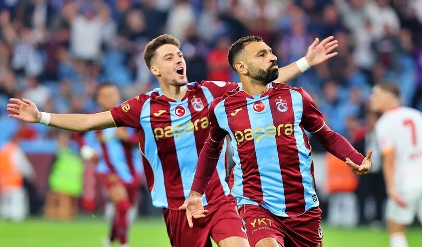 Trabzonspor'dan Galatasaray'a 4 gollü galibiyet