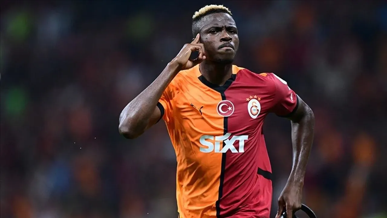 Galatasaray'da Osimhen sevinci