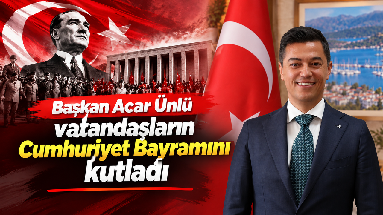 Başkan Acar Ünlü vatandaşların Cumhuriyet Bayramını kutladı